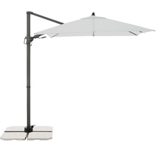 Freiarm-Sonnenschirm mit Betonsockel