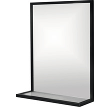 LED Badspiegel Spiegel Cordia Ø 40 schwarz matt-thumb-3