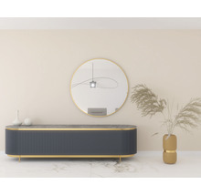 LED-Lichtspiegel Cordia ROUND LINE MIRROR rund 80x80 cm mit Alurahmen gold-thumb-1 LED-Lichtspiegel Cordia ROUND LINE MIRROR rund 80x80 cm mit Alurahmen gold-thumb-1