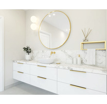 LED-Lichtspiegel Cordia ROUND LINE MIRROR rund 80x80 cm mit Alurahmen gold-thumb-3 LED-Lichtspiegel Cordia ROUND LINE MIRROR rund 80x80 cm mit Alurahmen gold-thumb-3