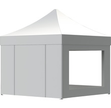 Pavillon mit geschlossenem Seitenteil und Fenster