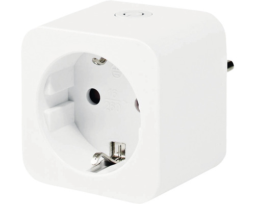 Funk-Steckdose Nedis® SmartLife 16 A mit Leistungsmesser Wi-Fi, 1 Stk., weiß Weiße Schutzkontakt Steckdose
