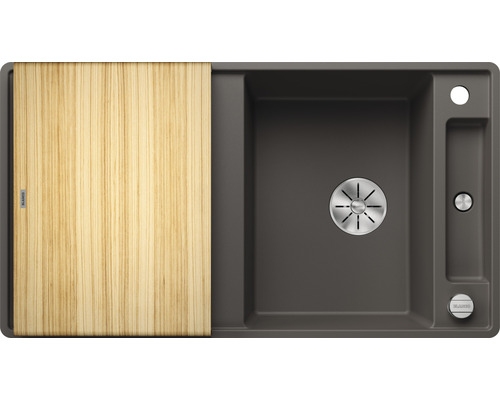 Spüle aus Silgranit mit Schneidebrett