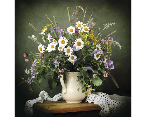 Glasbild New Baroque Still Life I 50x50 cm