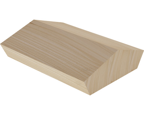 Holzblock mit abgeschrägten Kanten