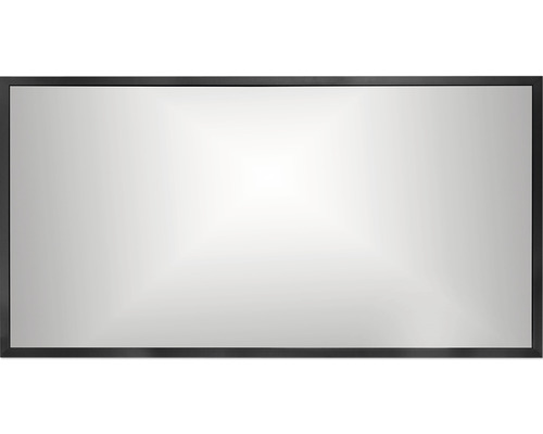 LED-Lichtspiegel Cordia BRW LINE eckig 65x120 cm mit Alurahmen schwarz