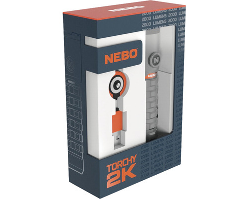 NEBO Torchy 2K Taschenlampe in Produktverpackung