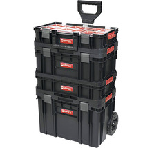 Qbrick Werkzeugkoffer Set mit Rollen und Tragegriff