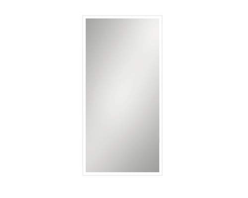 LED-Lichtspiegel Cordia CLASSIC LINE eckig 120x65 cm mit Alurahmen weiß