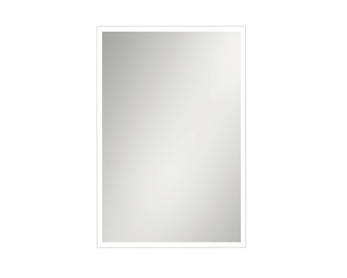 Rechteckiger Spiegel mit Rahmen