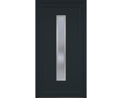 Haustür mit rechteckigem Glaseinsatz
