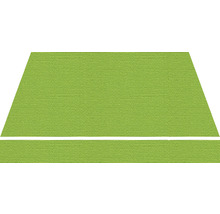 SOLUNA Halbkassettenmarkise Classic 2,5x1,5 Dessin S2246 Gestell E6EV1 silber eloxiert Antrieb links inkl. Motor und Wandschalter