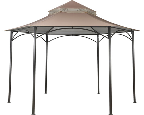 Pavillon mit Metallrahmen und Stoffdach