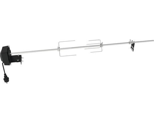 Grillspieß mit Motor und Halterungen