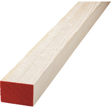 Holzlatte mit roter Markierung
