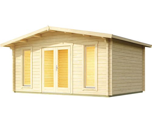 Holz Gartenhaus mit Doppeltür und Fenstern