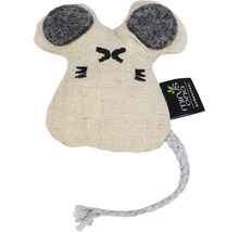Stoffmaus mit Schwanz für Katzen