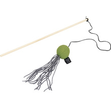 Katzenangel mit Spielzeugball und Fransen