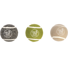 Hund Spielzeug beeztees Minus one Tennisball 3 St. grau grün beige 6 cm-thumb-1 Hund Spielzeug beeztees Minus one Tennisball 3 St. grau grün beige 6 cm-thumb-1