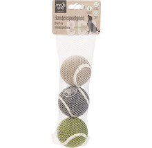 Hund Spielzeug beeztees Minus one Tennisball 3 St. grau grün beige 6 cm-thumb-0 Hund Spielzeug beeztees Minus one Tennisball 3 St. grau grün beige 6 cm-thumb-0
