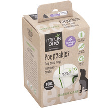 Minus One Hundekotbeutel mit Lavendelduft in einer Verpackung