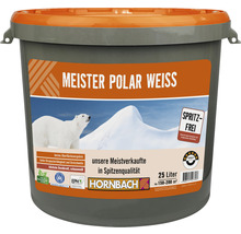 Eimer mit Meister Polar Weiss Innenfarbe, 25 Liter