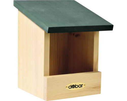 Nistkasten dobar Holz 16x16x18 cm grün natur Nistkasten dobar Holz 16x16x18 cm grün natur