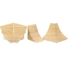 Eckenschutz aus Holz in verschiedenen Ansichten