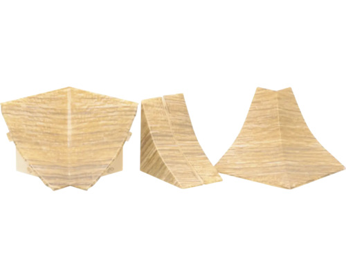 Eckenschutz aus Holz in verschiedenen Ansichten