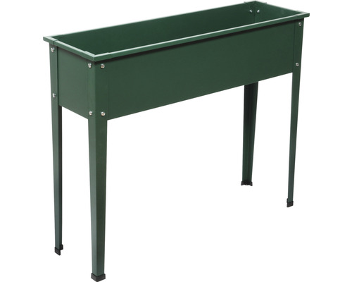 Hochbeet aus Metall mit vier Beinen