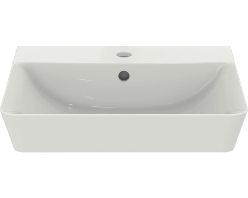 Keramikwaschbecken mit rechteckiger Form und Hahnloch