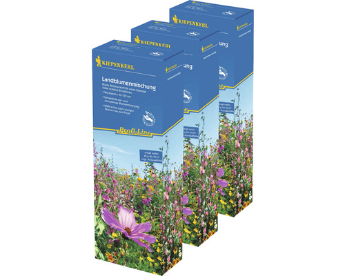 Blumenwiesensamen 'Landblumenmischung' Kiepenkerl Profi-Line, 3er-Vorteilspack für 150 m²
