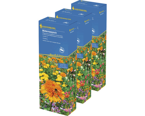 Blumenwiesensamen 'Blütenteppich' Kiepenkerl Profi-Line, 3er-Vorteilspack für 150 m²