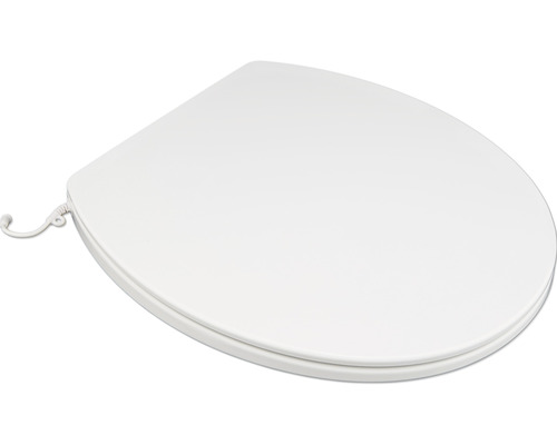 Beheizbarer WC Sitz ADOB 82003 mit Absenkautomatik im neuem schlanken Design Toilettendeckel mit Zugband
