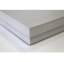 Nahaufnahme von zwei Polystyrol Hartschaumplatten