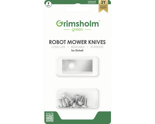 Grimsholm Green Robotermesser, 9 Stück, für Einhell