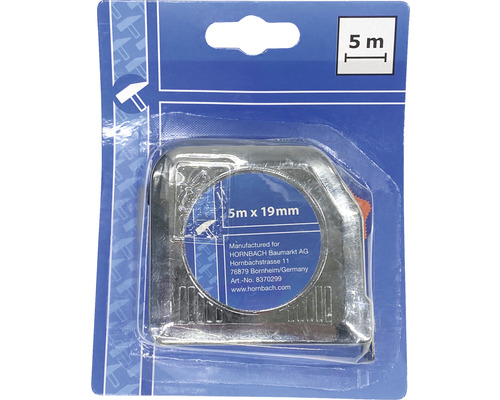 Bandmaß, 5 Meter x 19 Millimeter, verpackt
