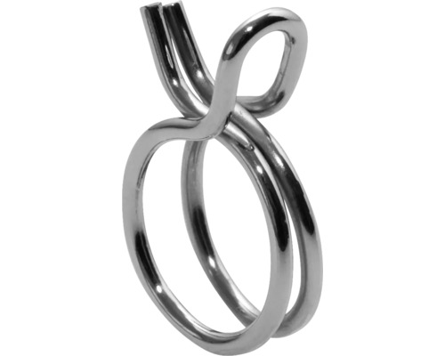 Schlauchklemme 19.6x20.6x2 mm, gal. verzinkt 50 Stück Drahtschlauchklemme aus Metall