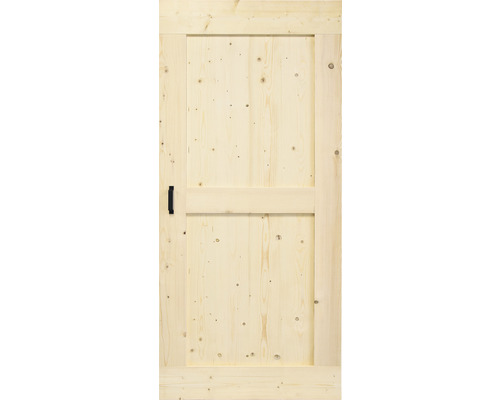 Holztür mit Griff