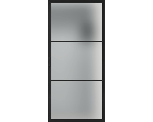 Glastür mit zwei Querstreben