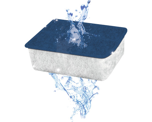 Wasserfilter mit Wasserspritzer
