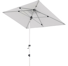 Rechteckiger Sonnenschirm mit Metallgestell