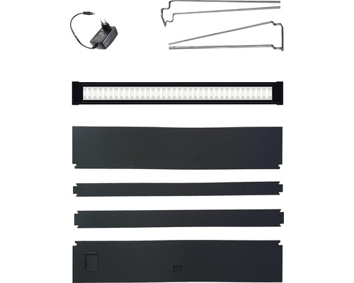 Aquarium LED Leuchte mit Netzteil und Halterungen