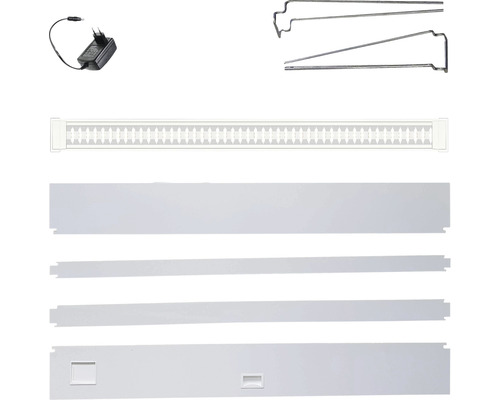 Aquariumabdeckung mit LED Beleuchtung, Netzteil und Halterungen