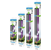 Verschiedene Verpackungen von Ciano LED-Aquarienleuchten in unterschiedlichen Größen