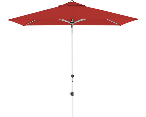 Sonnenschirm Marktschirm Doppler Expert Auto Tilt mit Kurbelfunktion 220x140 cm rot