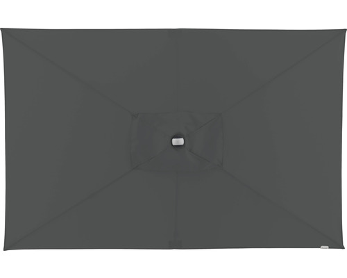 Rechteckiger Sonnenschirm von oben