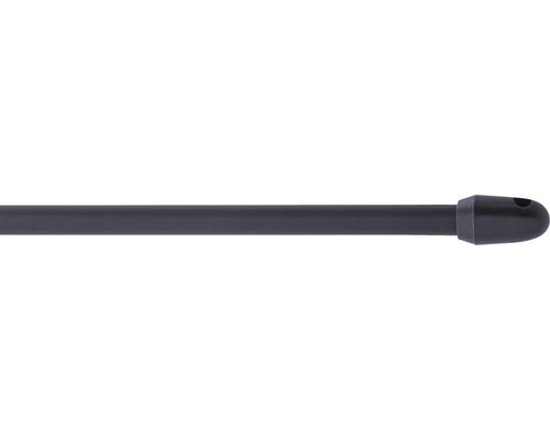 Vitragestange simple anthrazit 80-150cm Ø 10 mm 2 Stk. Gardinenstange aus Metall