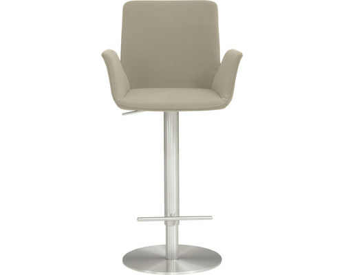 Barhocker mit Armlehnen und Fußstütze