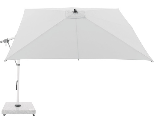 Quadratischer Ampelschirm mit Standfuß